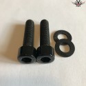 Harley Motorhalter Schrauben Schwarz V-Rod® Night Rod Special® Muscle® 2002+