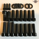 Harley Motorhalter Schrauben Schwarz Sportster® 2004+