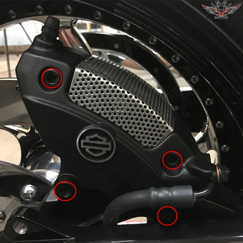 Harley Brake Caliper Screws Red VRod® Night Rod Special® Muscle®