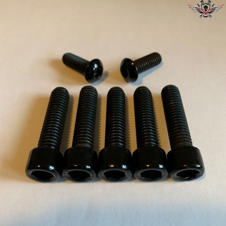 Harley-Davidson Steering Head Bracket Screws Black Sportster® Bj. 2010-2013